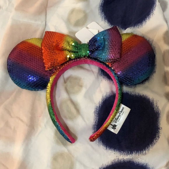 Disney Accessories - Rainbow ears SOLDOUT in  Disney parks